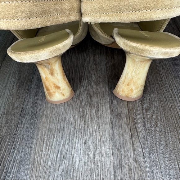 Vince Quest Dune Suede Slingback Sandal Heels - Picture 8 of 13